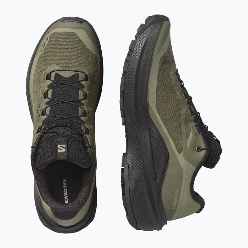 Pánske bežecké topánky Salomon Genesis 2 GTX grape leaf/black 3