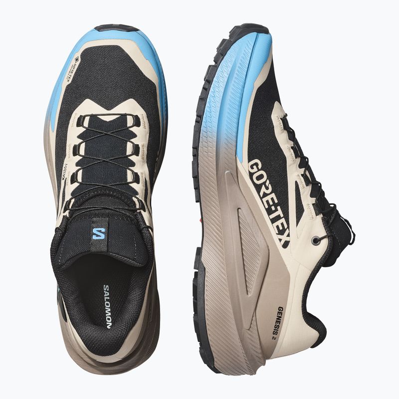 Pánske bežecké topánky Salomon Genesis 2 GTX oxford tan/walnut 3