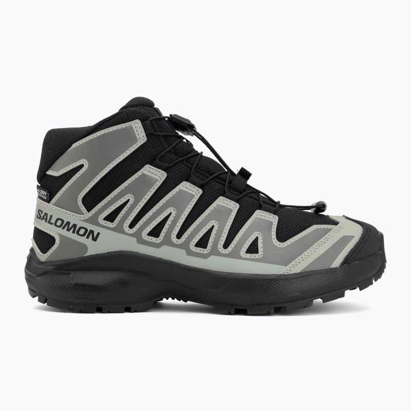 Detské turistické topánky Salomon XA PRO MID Waterproof black/sedona sage 2