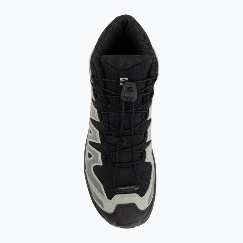 Detské turistické topánky Salomon XA PRO MID Waterproof black/sedona sage 5