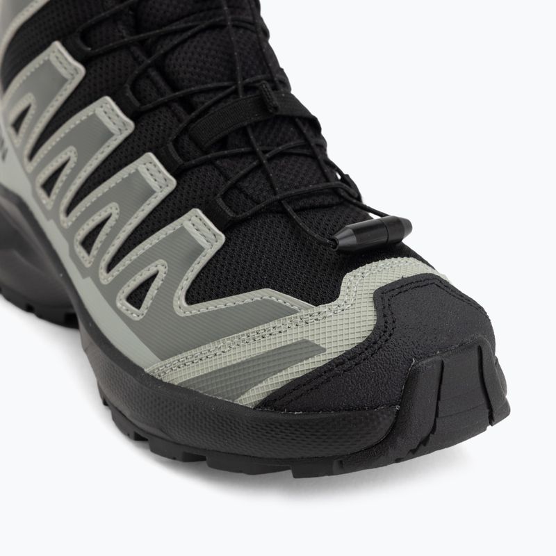 Detské turistické topánky Salomon XA PRO MID Waterproof black/sedona sage 7