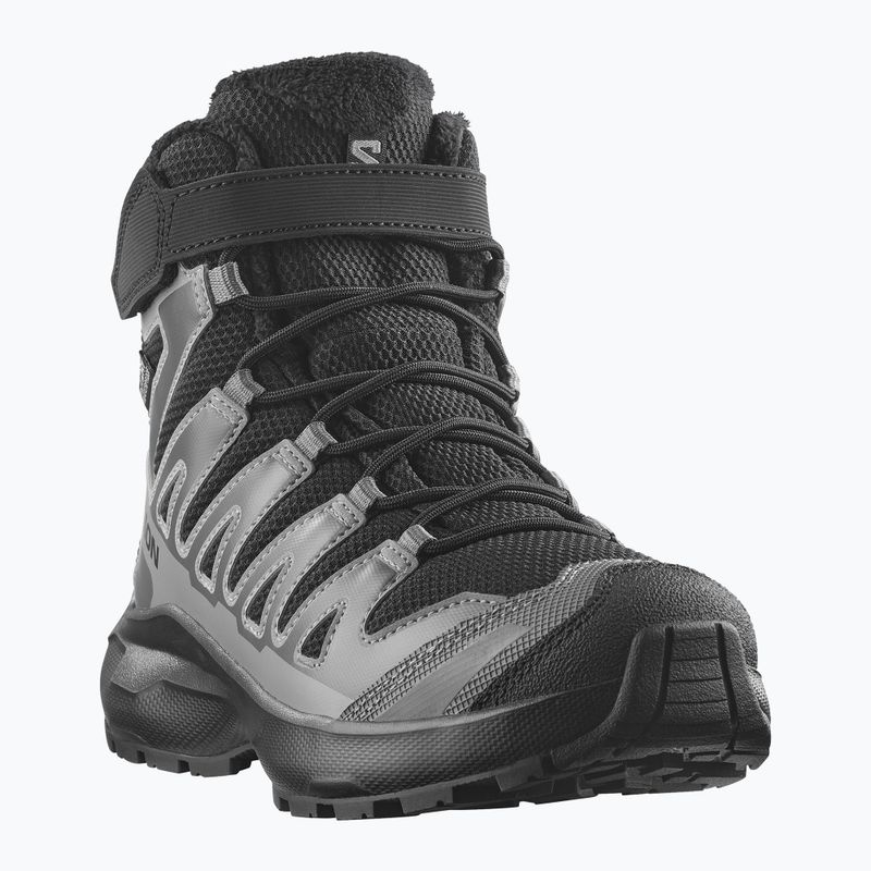 Detské turistické topánky Salomon XA Pro Winter Waterproof black/castlerock 3