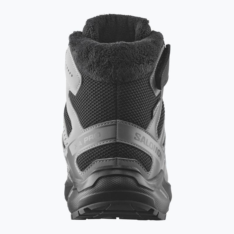 Detské turistické topánky Salomon XA Pro Winter Waterproof black/castlerock 4