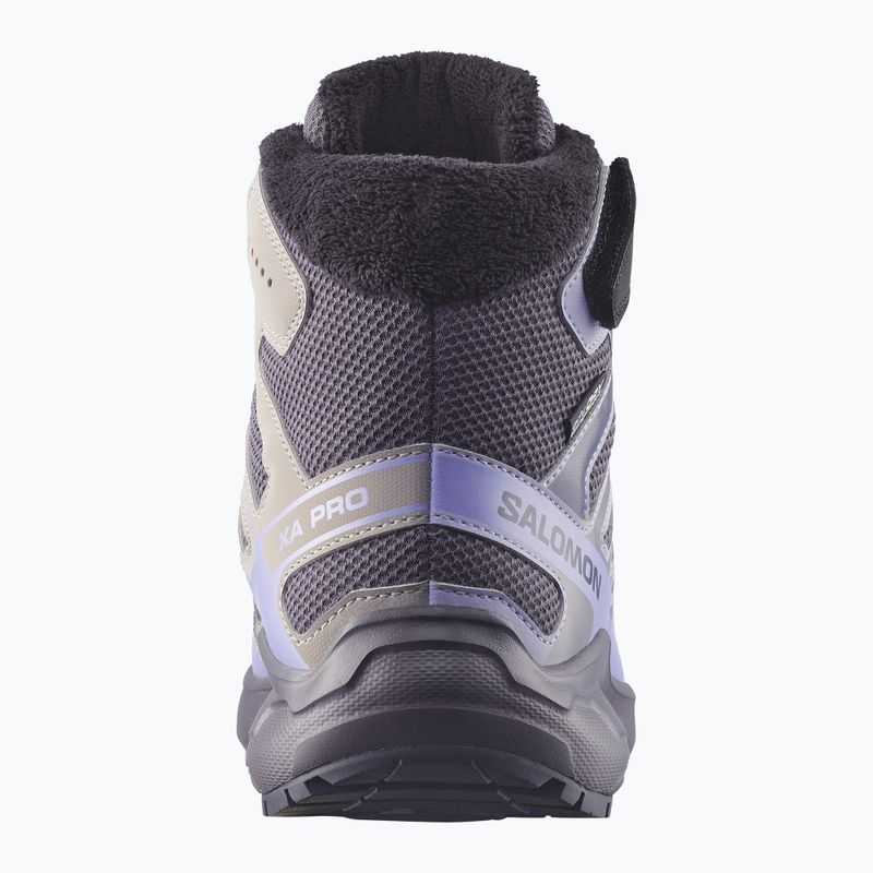 Detské turistické topánky Salomon XA Pro Winter Waterproof nine iron/gull 5