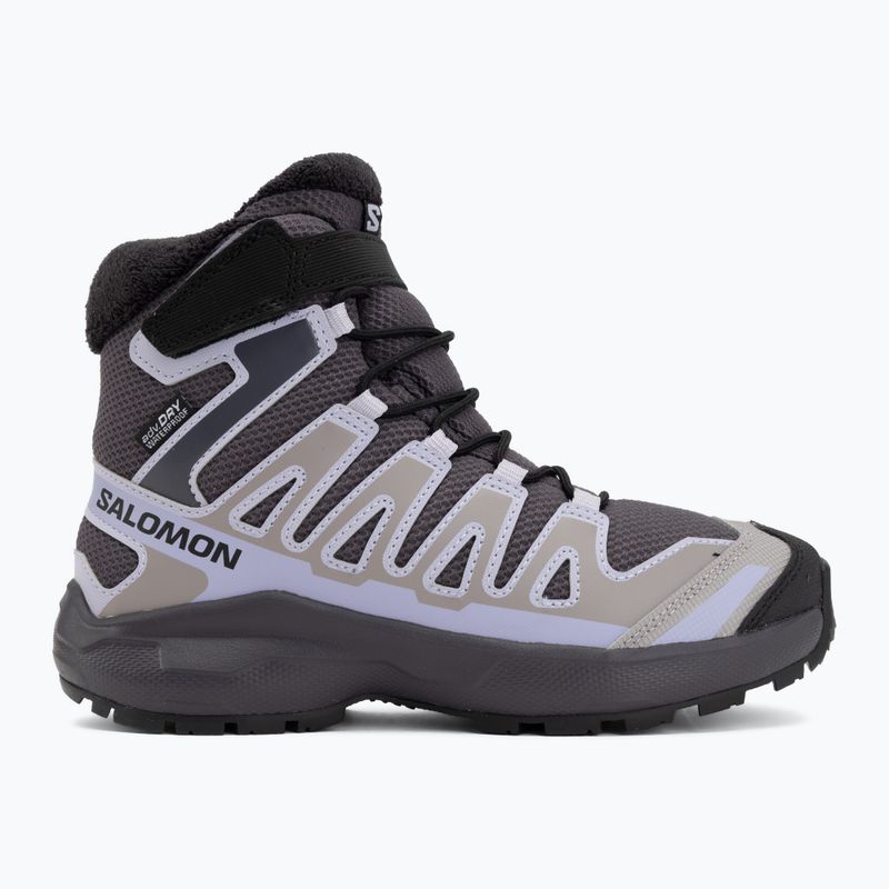 Detské turistické topánky Salomon XA Pro Winter Waterproof nine iron/gull 2