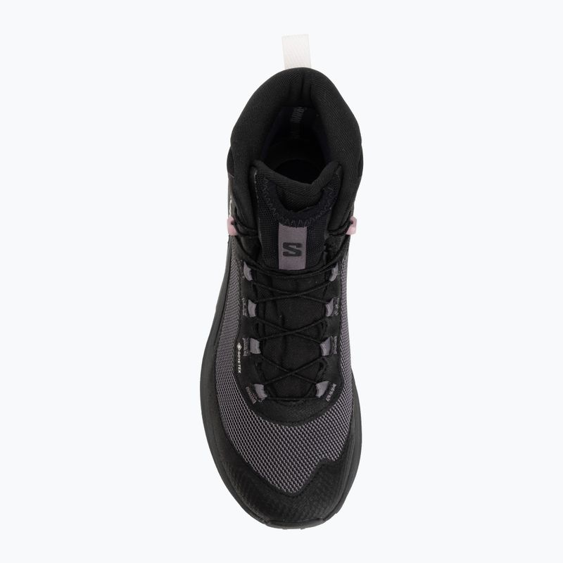 Dámske turistické topánky Salomon Genesis Mid GTX black/dawn pink 5