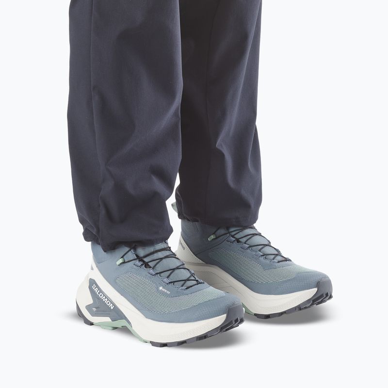 Dámske turistické topánky Salomon Genesis Mid GTX grisaille/green milieu 5