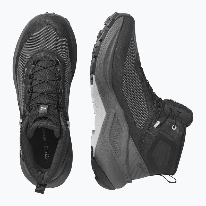 Pánske turistické topánky Salomon Genesis Mid GTX black/asphalt 3