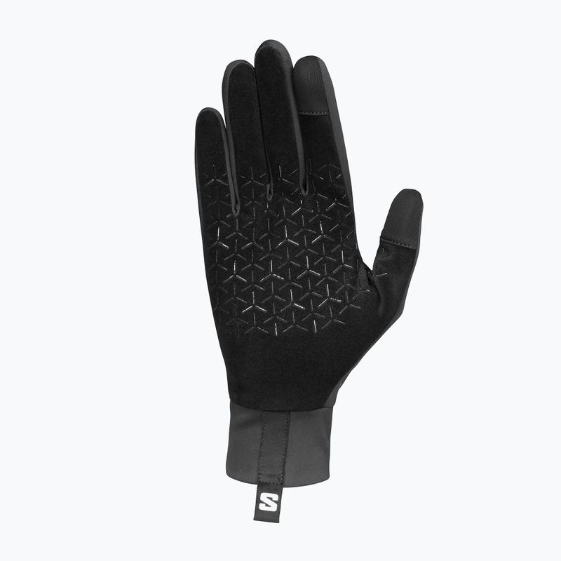 Bežecké rukavice Salomon Tech Softshell deep black 2