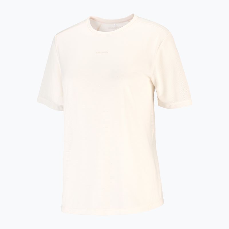 Dámske bežecké tričko Salomon Shakeout Core GFX SS Tee whisper white/pink frosting 5