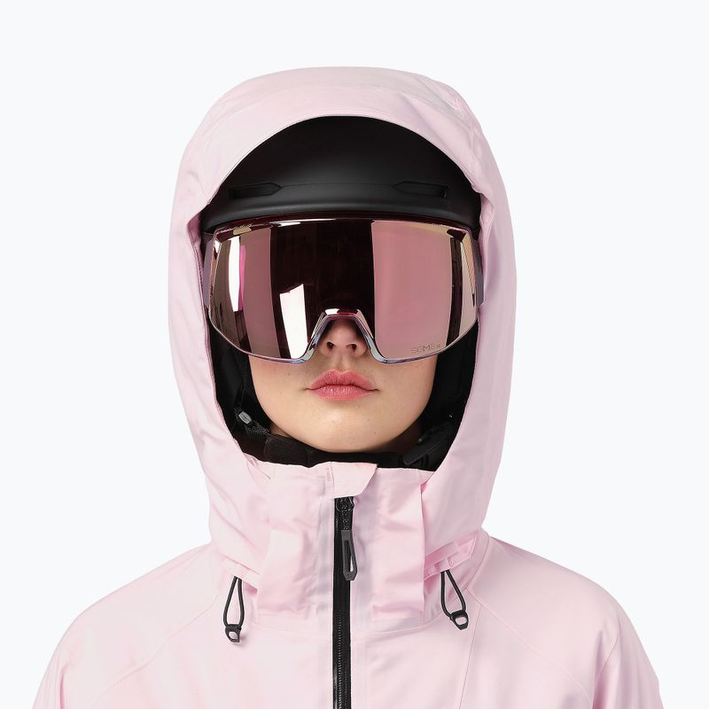 Dámska lyžiarska bunda Salomon Brilliant 2.0 icy pink 3