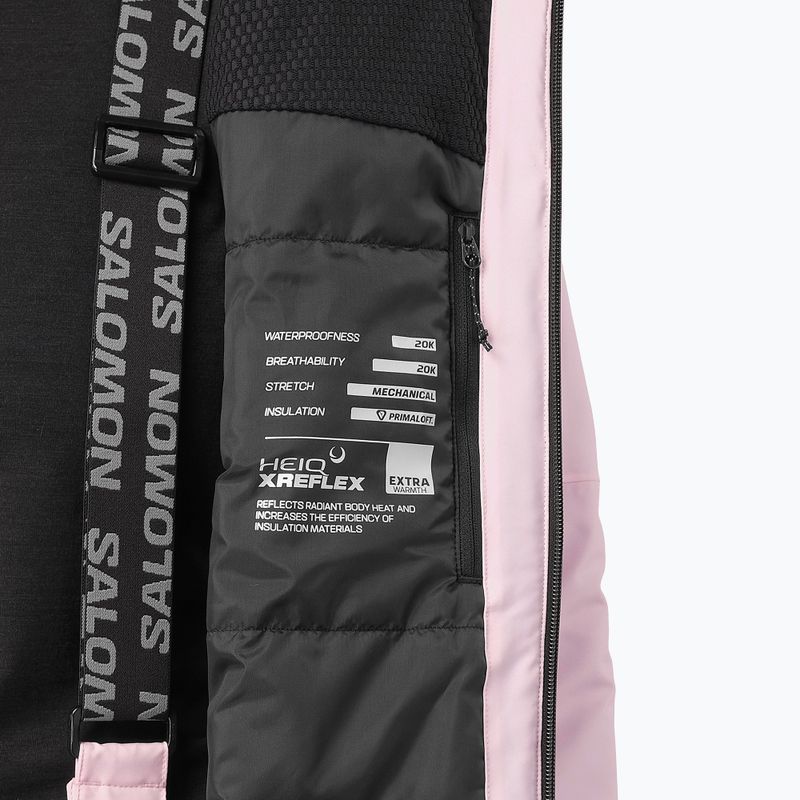 Dámska lyžiarska bunda Salomon Brilliant 2.0 icy pink 6
