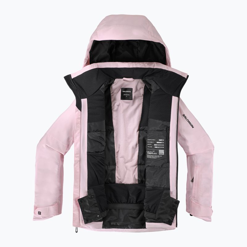 Dámska lyžiarska bunda Salomon Brilliant 2.0 icy pink 8