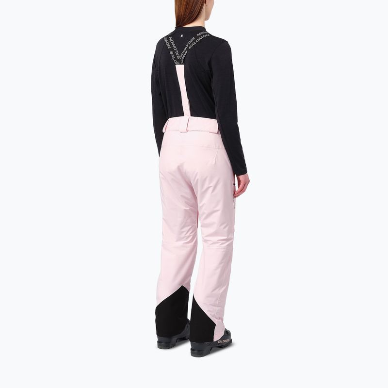 Dámske lyžiarske nohavice Salomon Brilliant icy pink 2