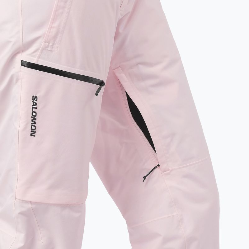 Dámske lyžiarske nohavice Salomon Brilliant icy pink 4