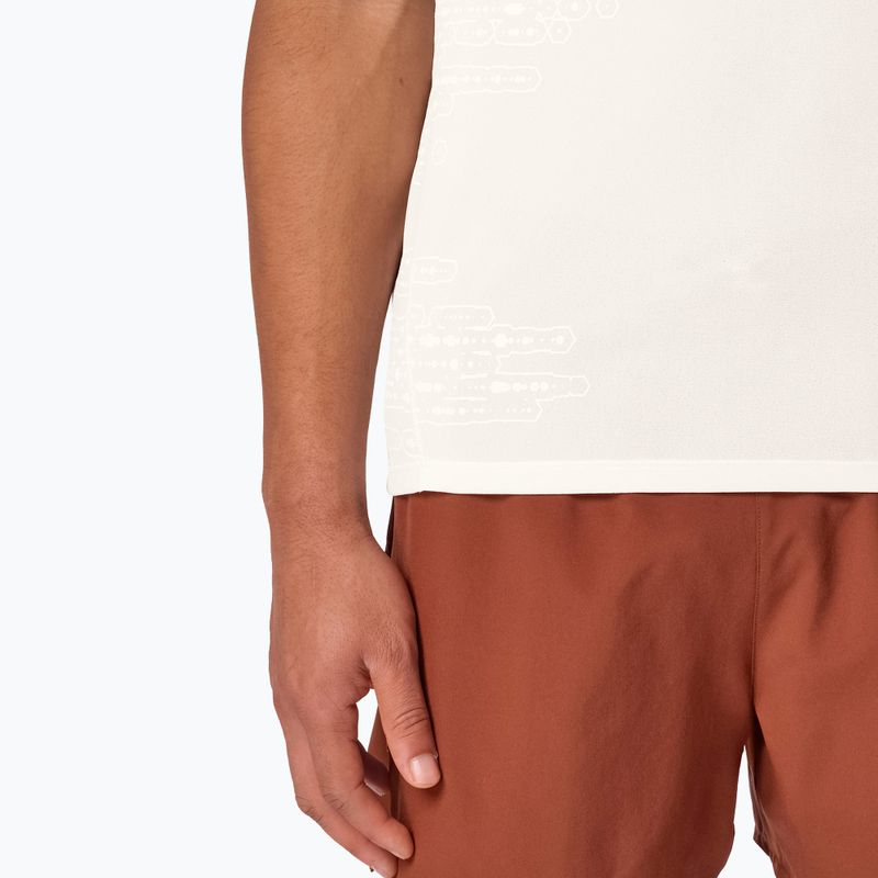 Pánske bežecké tričko Salomon Sense Aero GFX Tee SS whisper white/raind day/bright white 3