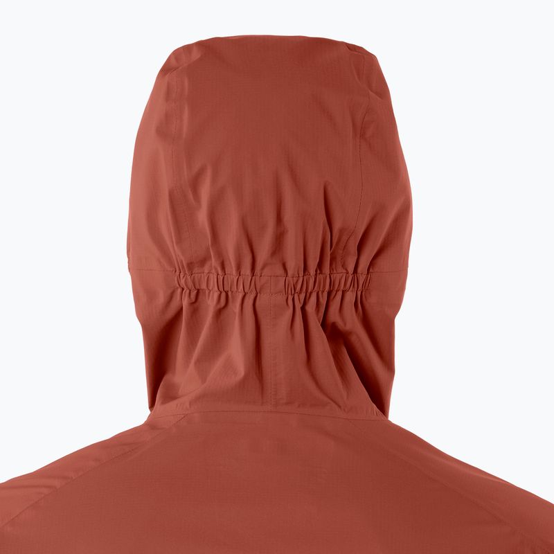 Pánska bežecká bunda Salomon Bonatti Waterproof burnt umber 3