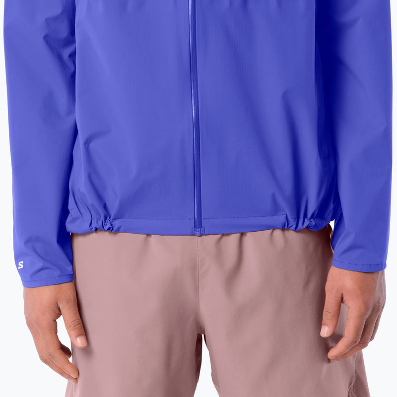 Pánska bežecká bunda Salomon Bonatti Waterproof clematis blue 4