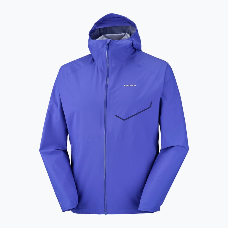 Pánska bežecká bunda Salomon Bonatti Waterproof clematis blue 8