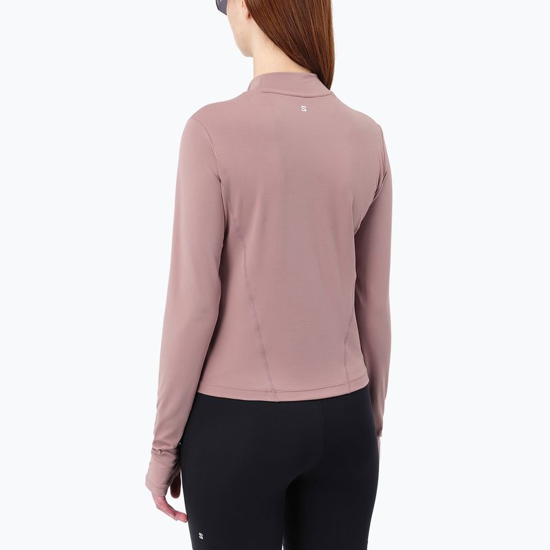 Dámske bežecké tričko longsleeve Salomon Bliss antler 2