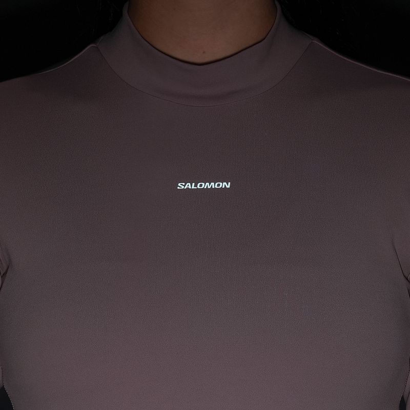 Dámske bežecké tričko longsleeve Salomon Bliss antler 4