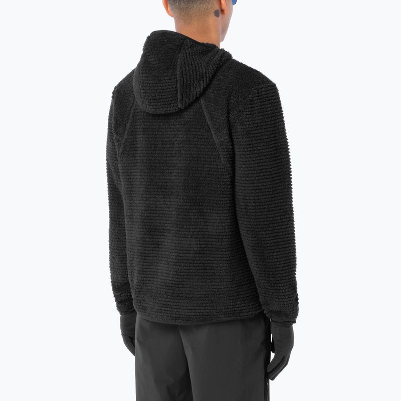 Pánska fleecová mikina Salomon Thernova Fleece Hoodie deep black 2