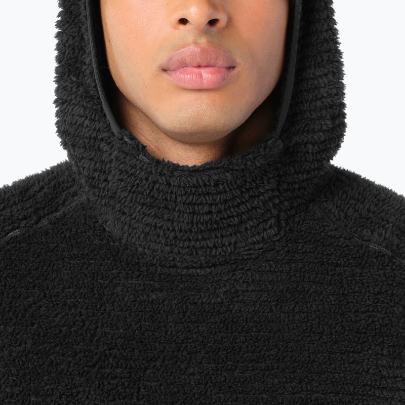 Pánska fleecová mikina Salomon Thernova Fleece Hoodie deep black 3