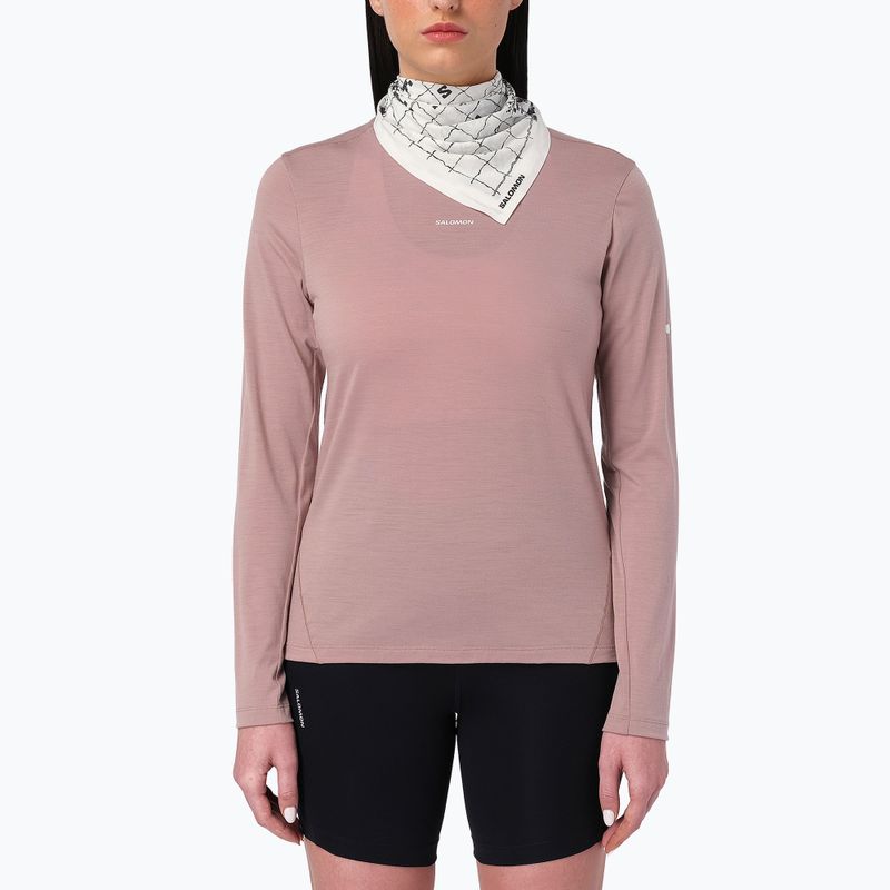 Dámske bežecké tričko longsleeve Salomon Sense Merino Tee LS antler