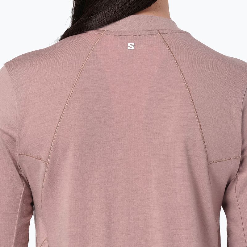 Dámske bežecké tričko longsleeve Salomon Sense Merino Tee LS antler 4