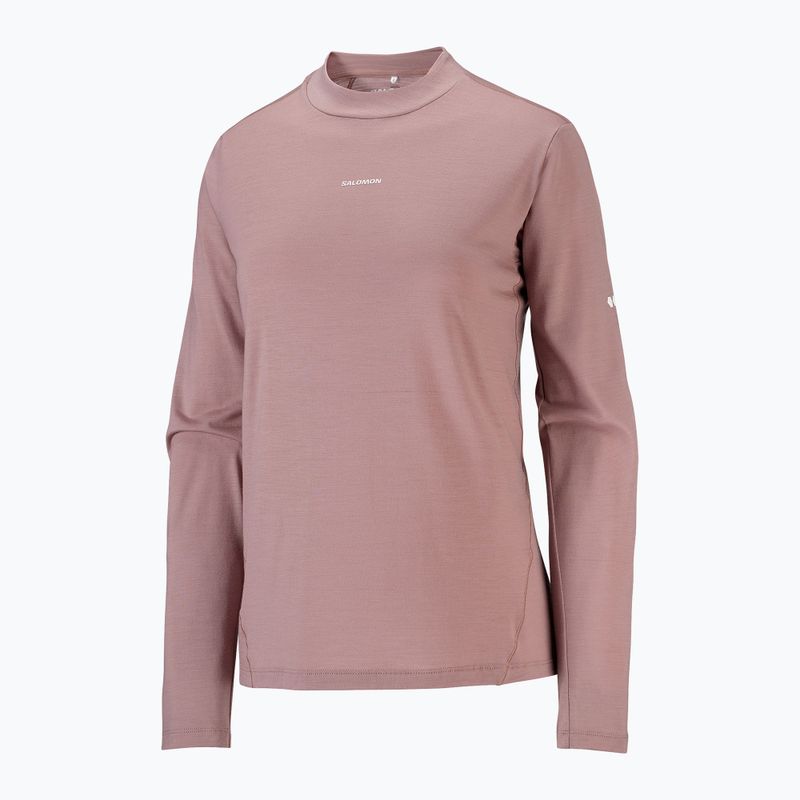 Dámske bežecké tričko longsleeve Salomon Sense Merino Tee LS antler 5