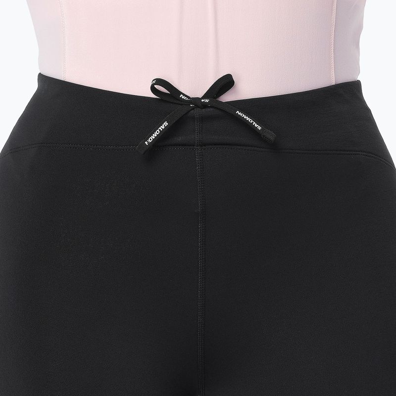 Dámske bežecké legíny Salomon Shakeout Core Warm Tights deep black 4