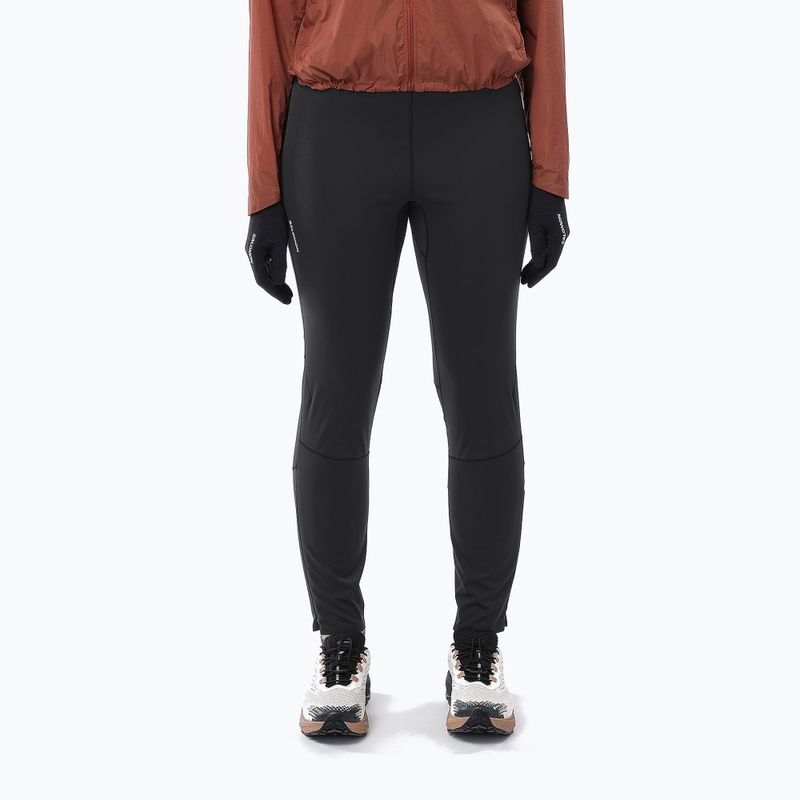 Dámske bežecké legíny Salomon Sense Softshell Tights deep black