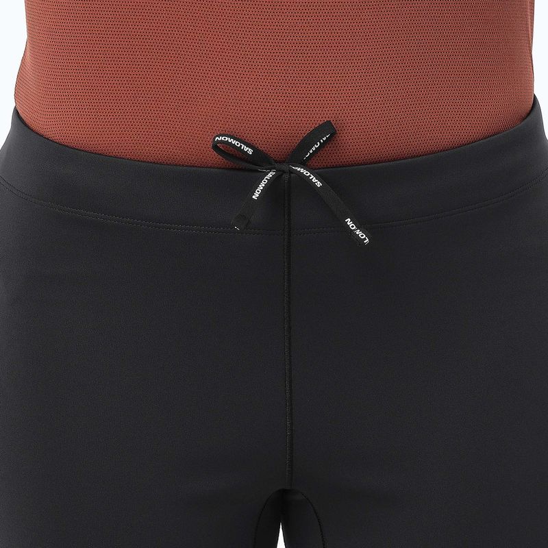 Dámske bežecké legíny Salomon Sense Softshell Tights deep black 3