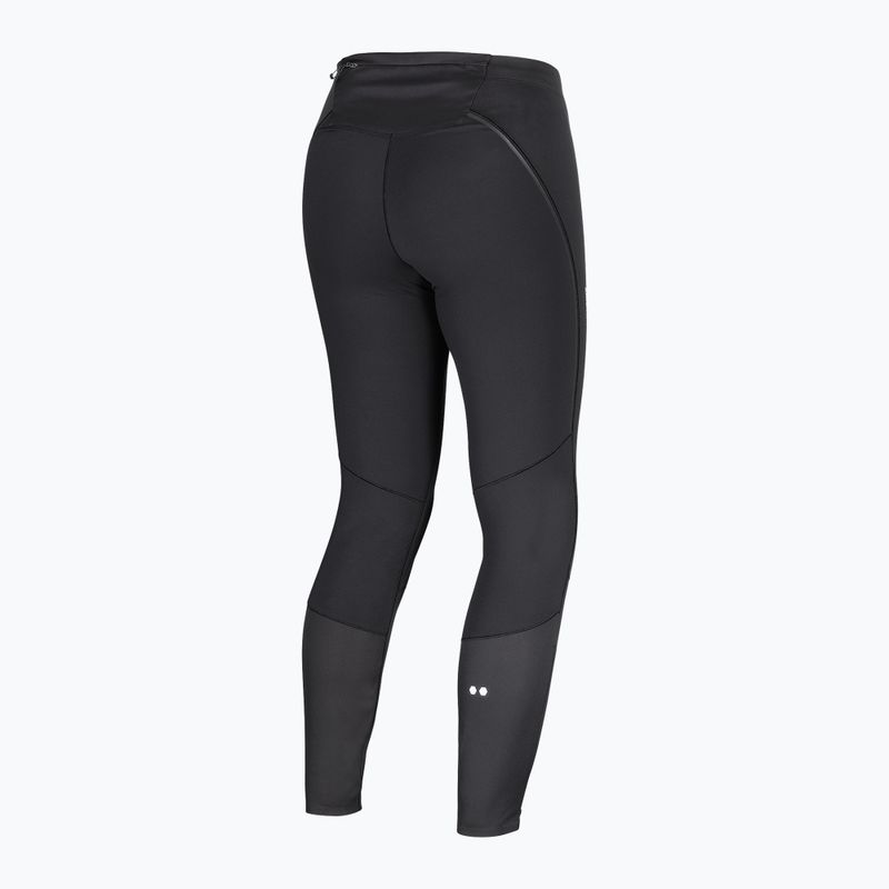 Dámske bežecké legíny Salomon Sense Softshell Tights deep black 8