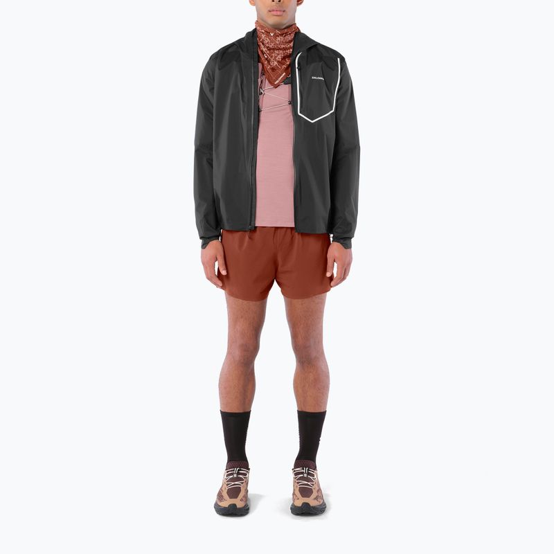Pánske bežecké tričko longsleeve Salomon Sense Merino Tee LS antler 2