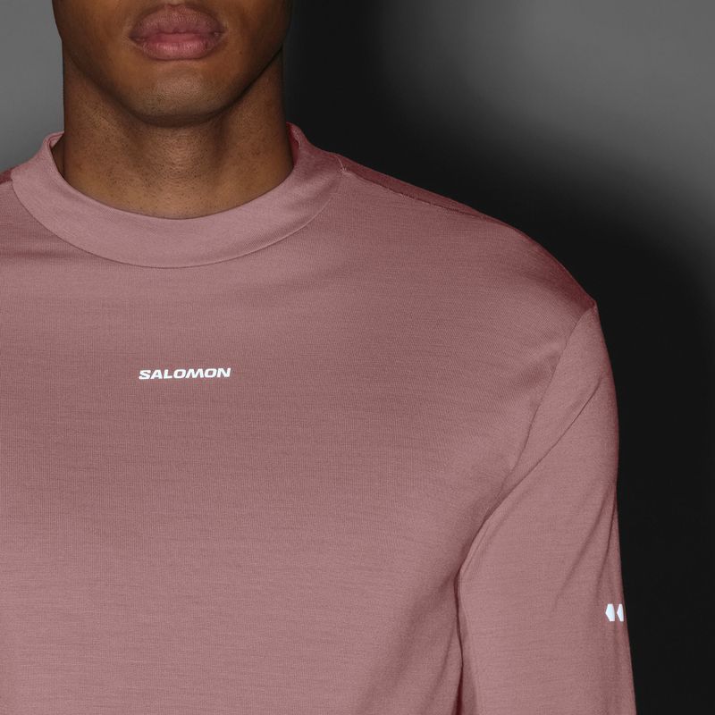 Pánske bežecké tričko longsleeve Salomon Sense Merino Tee LS antler 7