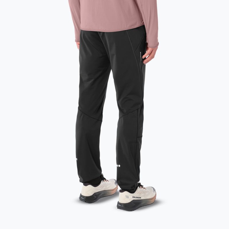 Pánske bežecké nohavice Salomon Sense Softshell Pants deep black 2