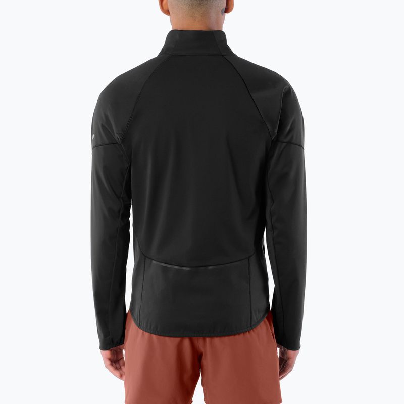 Pánska bežecká bunda Salomon Sense Softshell Jacket deep black 2