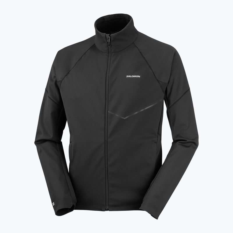 Pánska bežecká bunda Salomon Sense Softshell Jacket deep black 7