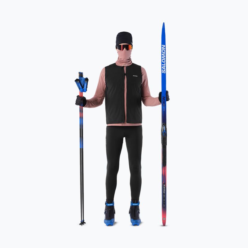 Pánske bežecké legíny Salomon Shakeout Core Warm Tights deep black 2