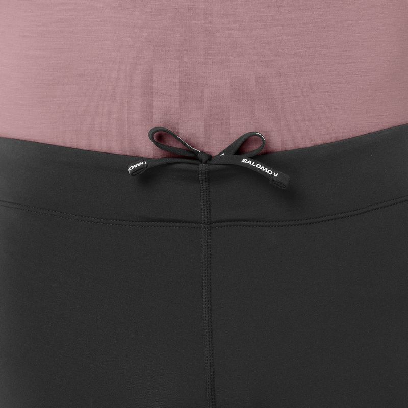 Pánske bežecké legíny Salomon Shakeout Core Warm Tights deep black 4