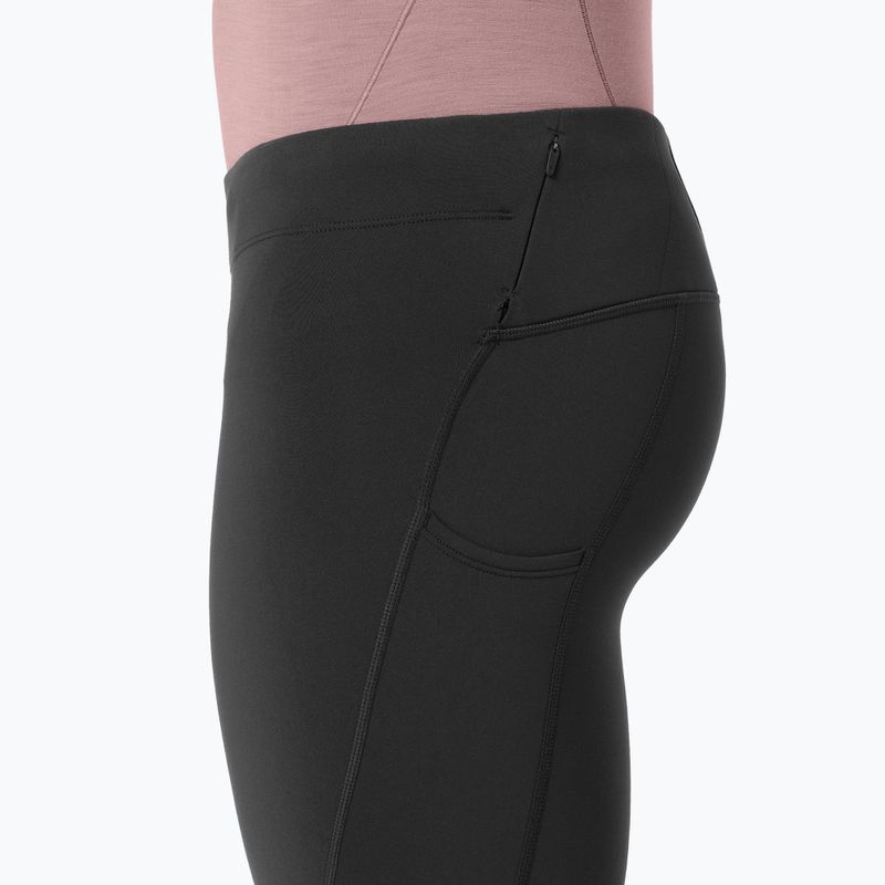 Pánske bežecké legíny Salomon Shakeout Core Warm Tights deep black 5
