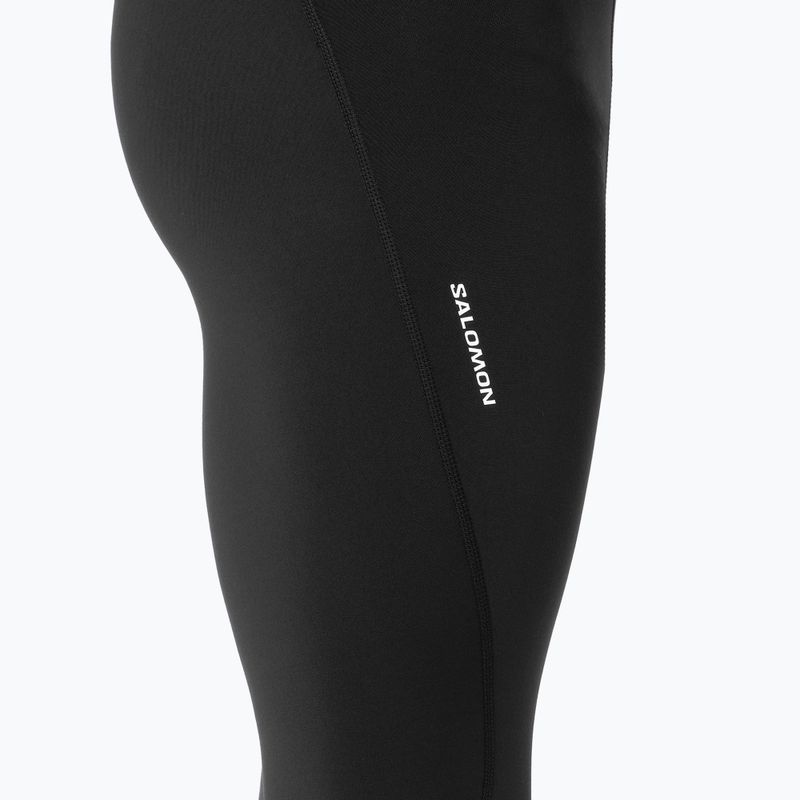Pánske bežecké legíny Salomon Shakeout Core Warm Tights deep black 7