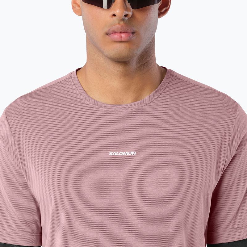 Pánske bežecké tričko Salomon Shakeout Core SS Tee antler 3