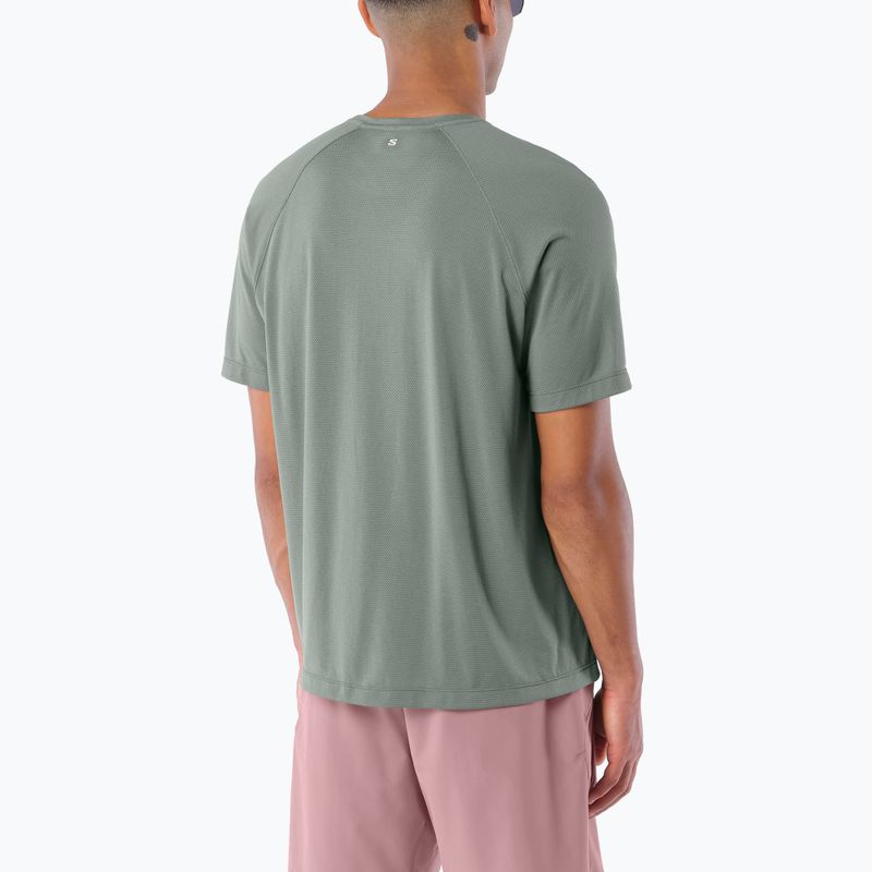 Pánske bežecké tričko Salomon Shakeout Core SS Tee castor gray 2