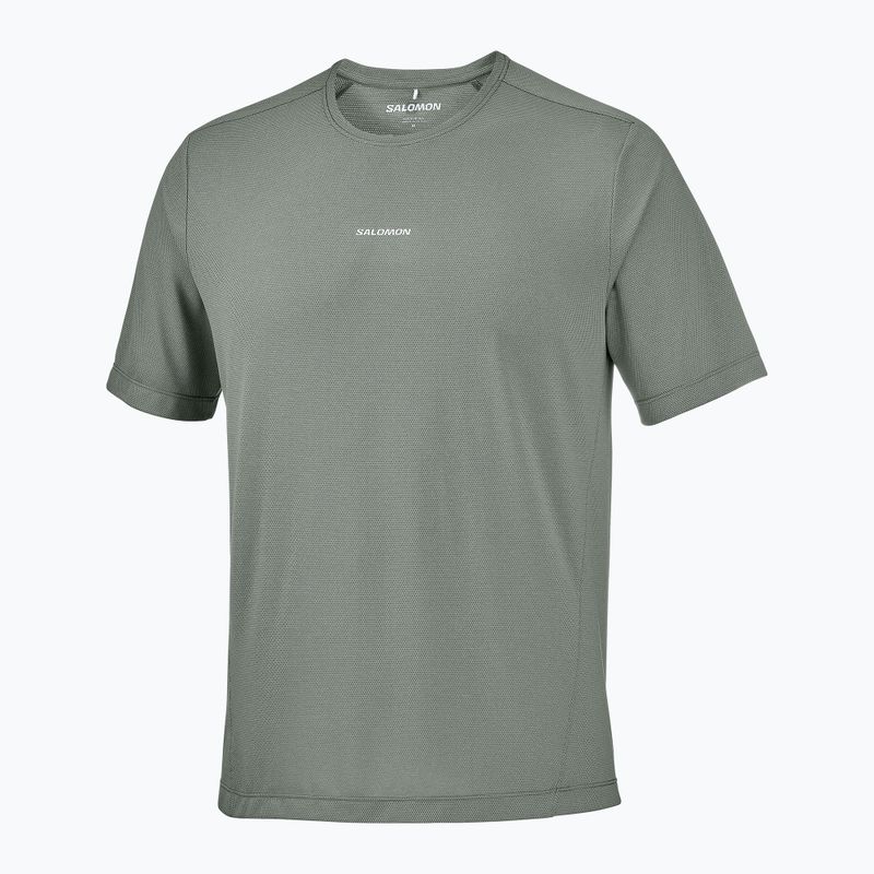 Pánske bežecké tričko Salomon Shakeout Core SS Tee castor gray 4