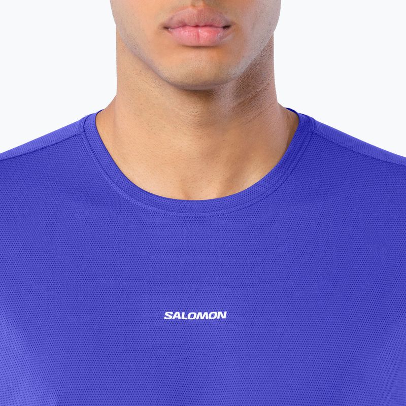 Pánske bežecké tričko Salomon Shakeout Core SS Tee clematis blue 3