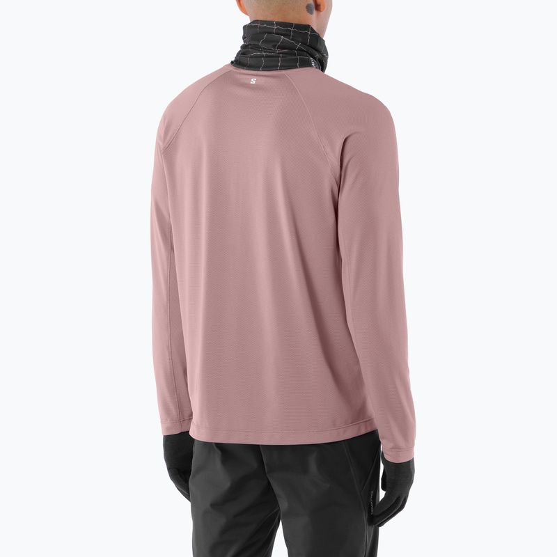 Pánske bežecké tričko longsleeve Salomon Shakeout Core LS Tee antler 2