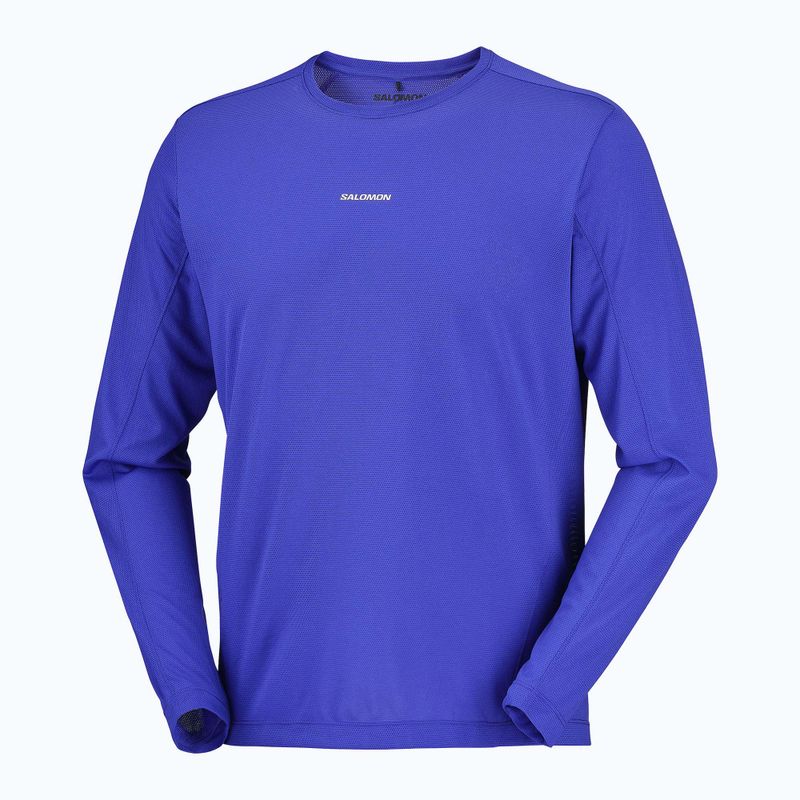 Pánske bežecké tričko longsleeve Salomon Shakeout Core LS Tee clematis blue 4