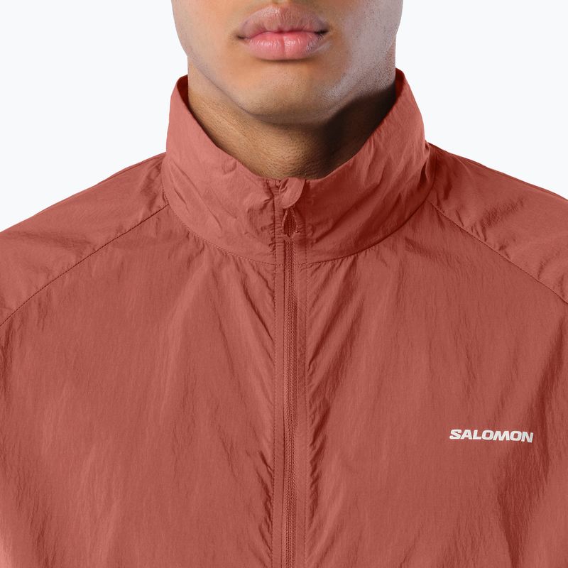 Pánska bežecká bunda Salomon Shakeout Fly burnt umber 5